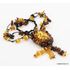 Handmade Artisan Genuine BALTIC AMBER Knotted Necklace 19in
