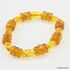 Combination pieces Baltic amber bangle bracelet