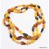 3 Multi Large BEANS Baltic amber adult wholesale necklaces
