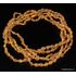 5 Honey RAW BEANS Baltic amber adult necklaces
