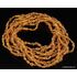 10 Cognac RAW BEANS Baltic amber adult necklaces