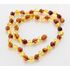 Multi2 BAROQUE beads Baltic amber necklace 42cm