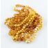 9 Butter BAROQUE Baltic amber adult bracelets 22cm