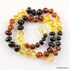 Repeat Rainbow Baltic Amber Teething Necklace For Babies