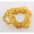 4 Raw Honey BAROQUE Baltic amber adult bracelets 20cm