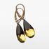 Faceted drops Baltic amber Silver Earrings