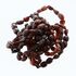 10 Raw Ruby BEANS Baltic amber teething Baby bracelets 14cm