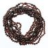 10 Raw Ruby BAROQUE teething Baltic amber necklaces 36cm