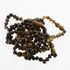 9 Raw Dark BAROQUE Baltic amber teething bracelets 14cm