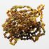 10 Raw Green BAROQUE Baltic amber teething bracelets 16cm