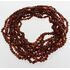 10 Raw Cognac BAROQUE beads Baltic amber adult necklaces 50cm