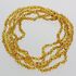 5 Raw Honey BAROQUE beads Baltic amber adult necklaces 45cm