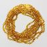 10 Raw Honey BAROQUE teething Baltic amber necklaces 32cm