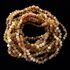 10 Raw Mix BAROQUE Baltic amber teething necklaces 32cm