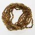 10 Big Raw Green BAROQUE Baltic amber teething necklaces 33cm