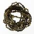10 Raw Dark BAROQUE Baltic amber teething necklaces 28cm