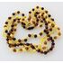 4 BAROQUE Baltic amber adult necklaces 45cm