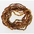 10 Raw BAROQUE Baltic amber teething necklaces 33cm