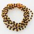 7 Raw Multi BAROQUE Baltic amber teething necklaces 32cm