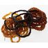 22 Stretch BAROQUE Baltic amber adult bracelets 19cm