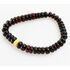 Cherry Buttons beads Baltic amber stretch bracelet 19cm
