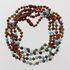 5 Raw Cognac Gems Baltic Amber teething necklaces 33cm