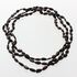 3 Raw Cherry BEANS Baltic amber adult necklaces 60cm