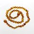Raw Honey Baroque Teething Baltic amber Necklace