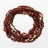 10 Cognac BEANS Baltic amber teething Baby necklaces 38cm