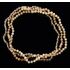 3 ROUND beads Baltic amber adult necklaces 48cm