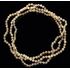 3 Milk ROUND beads Baltic amber adult necklaces 48cm