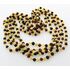 5 Raw Multi BAROQUE beads Baltic amber adult necklaces 65cm