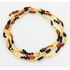 3 BEANS n NUGGETS Baltic amber necklaces 48cm