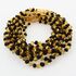 10 Multi BAROQUE teething Baltic amber necklaces 32cm