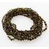 10 Big Dark ROUND Baltic amber teething necklaces 33cm