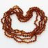5 BAROQUE beads Baltic amber adult necklaces 55cm