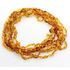 7 Honey BEANS Baltic amber adult necklaces 53cm