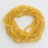 10 Raw Lemon BAROQUE teething Baltic amber necklaces 32cm