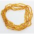 5 Honey BEANS Baltic amber adult necklaces 48cm