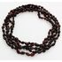 5 Cherry BEANS Baltic amber adult necklaces 46cm