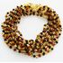 10 Multi BAROQUE Baltic amber teething necklaces 36cm