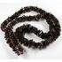 Genuine cherry chips beads Baltic amber necklace 32in