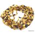 9 Multi BEANS Baltic amber adult wholesale necklaces