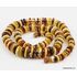 Multi BUTTONS Baltic amber necklace 24in