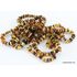 10 Multi NUGGETS Baltic amber adult strech bracelets