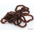 10 Ruby NUGGETS Baltic amber adult strech bracelets