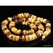 Vintage BUTTONS Baltic amber necklace