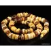 Vintage BUTTONS Baltic amber necklace