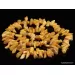 Vintage Egg Yolk Thorns Baltic amber necklace 23in