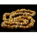 Vintage Egg Yolk Baltic amber beaded necklace or bracelet